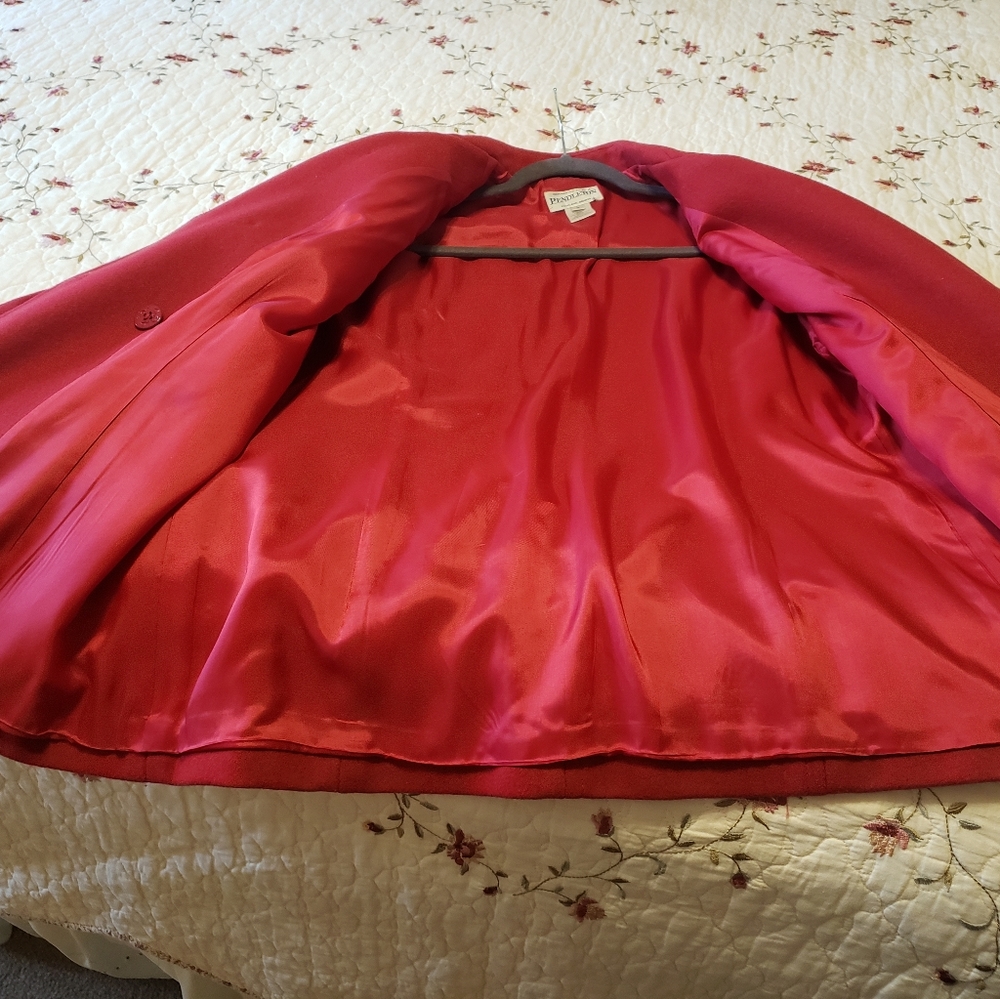 Pendleton Wool Red Jacket Large - image 2